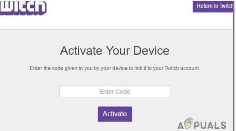 Activating Your Twitch Account (//www.twitch.tv/activate)
