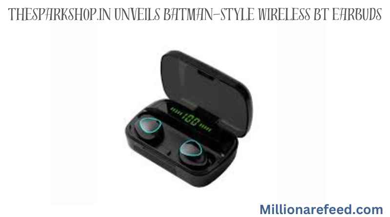 Exploring the Dark Knight's Groove: thesparkshop.in Unveils Batman-Style Wireless BT Earbuds
